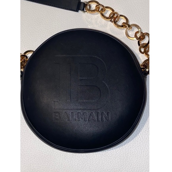 Balmain Black Disco Crossbody Bag a Comfortably Stylish BEAUTIFUL SHOWSTOPPER - Picture 3 of 13